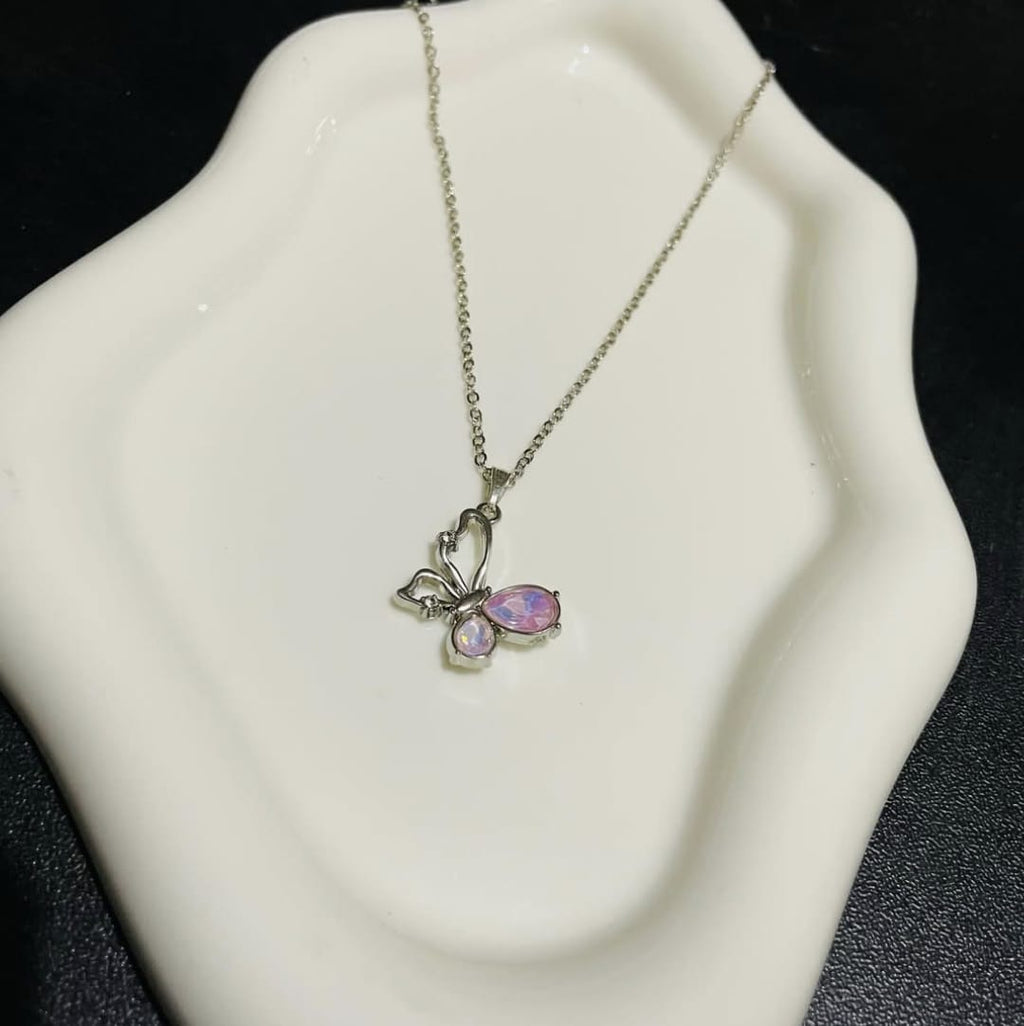 Butterfly Enamel Pendant