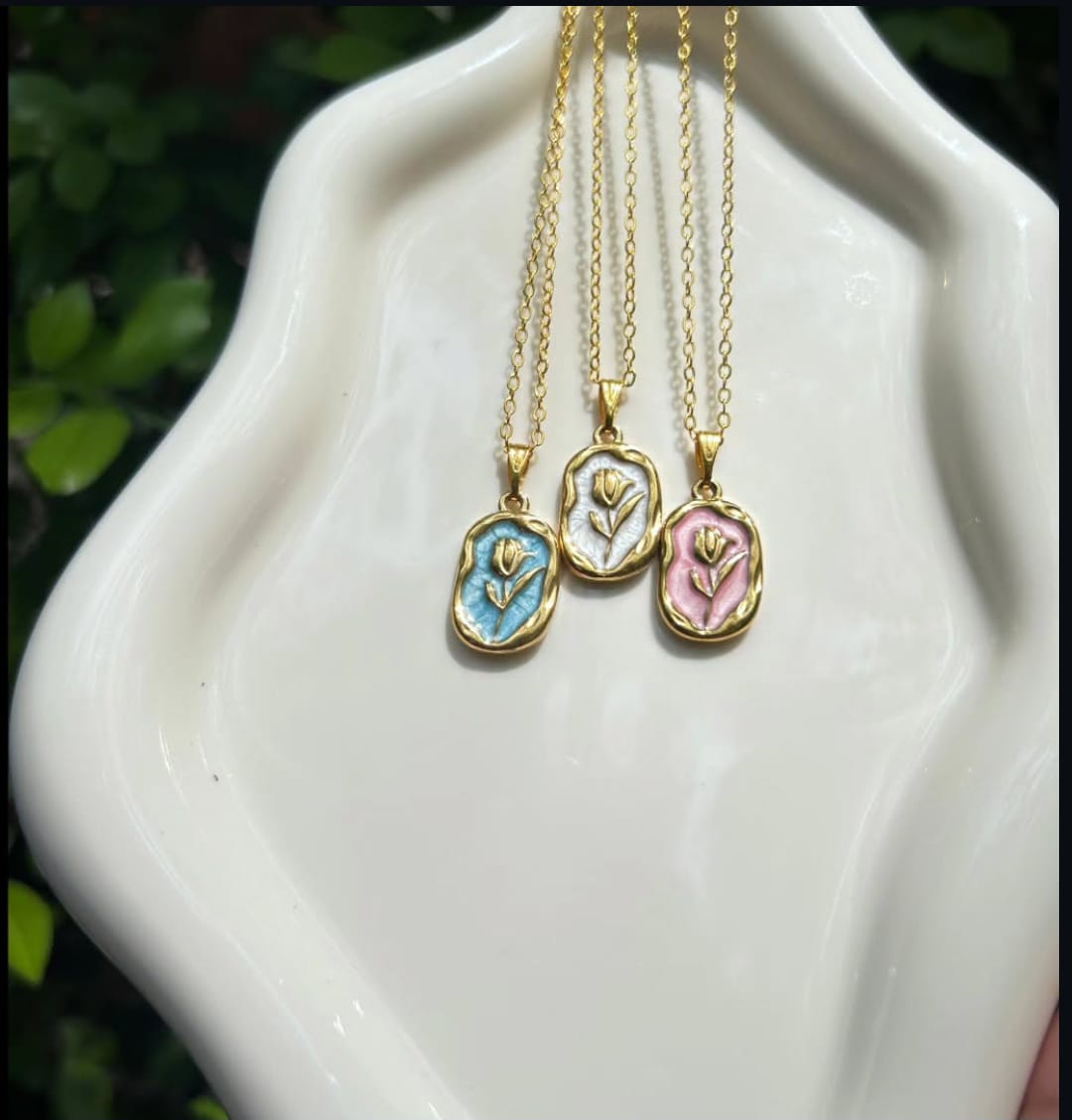 Tulip Oil Drop Pendant