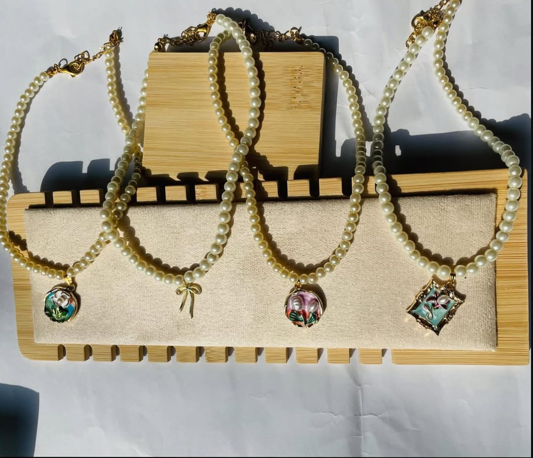 Handcrafted Pearl Necklace